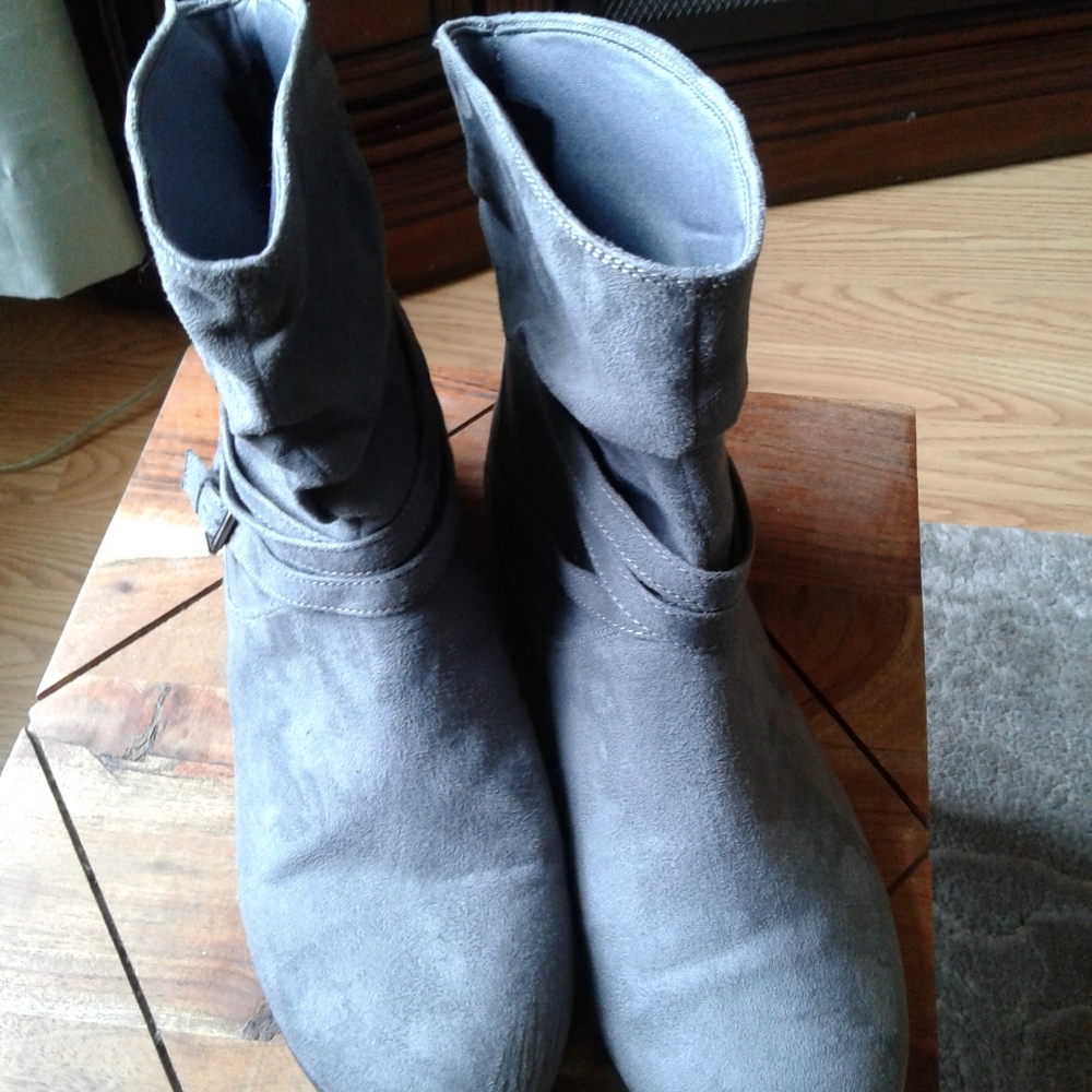 Gray Lower East Side Ankle Boots